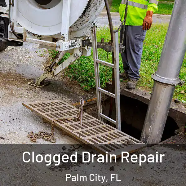  Clogged Drain Repair Palm City, FL