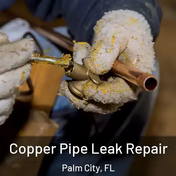  Copper Pipe Leak Repair Palm City, FL