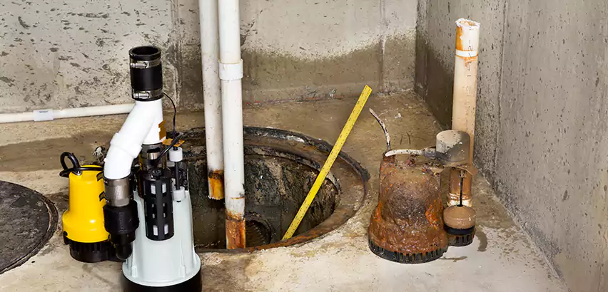 Installing Sump Pump in Finished Basement in Palm City, FL